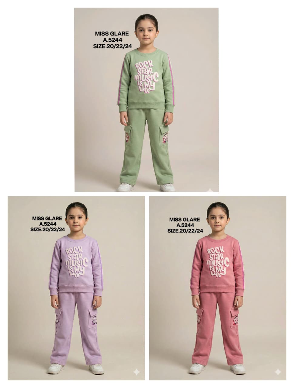 MISS GLARE-TRACK SUIT-5244