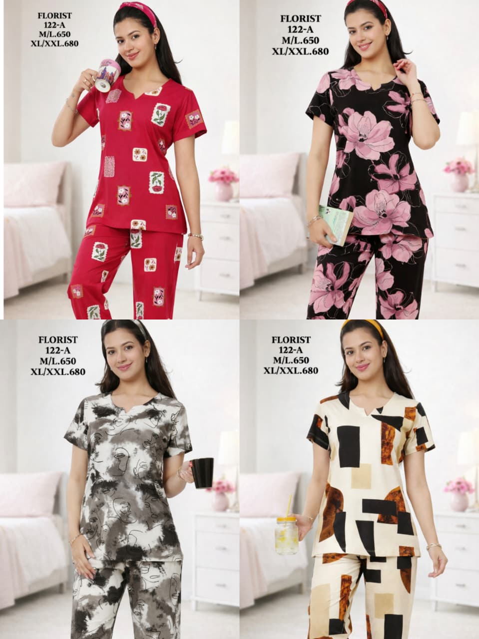 FLOURIST-NIGHT SUIT-122