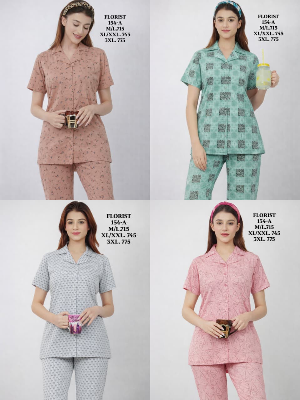 FLOURIST-NIGHT SUIT-154