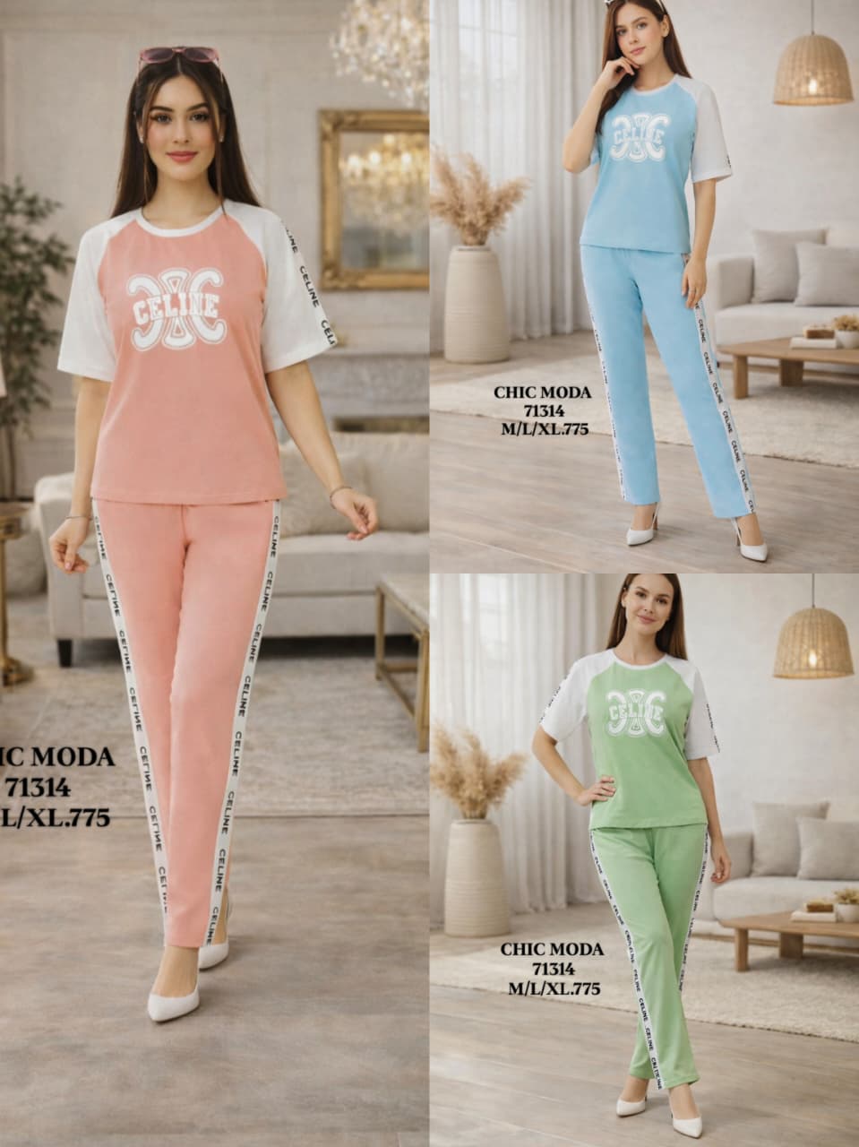 CHIC MODA-NIGHT SUIT-71314