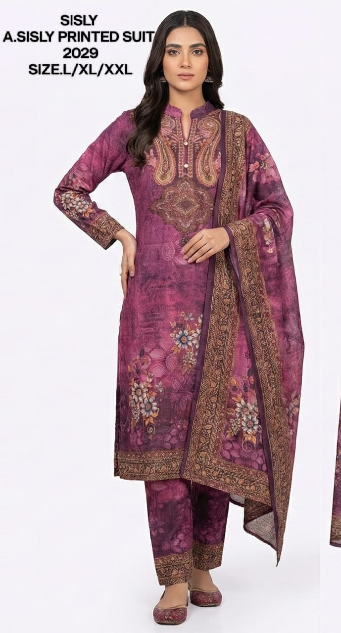 PINK BERRY-KURTI SET-2029