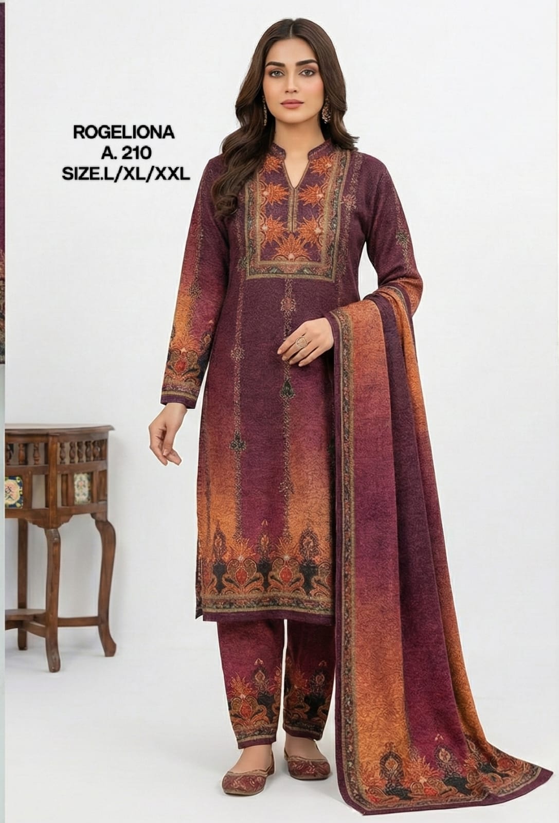PRESTON-KURTI SET-210