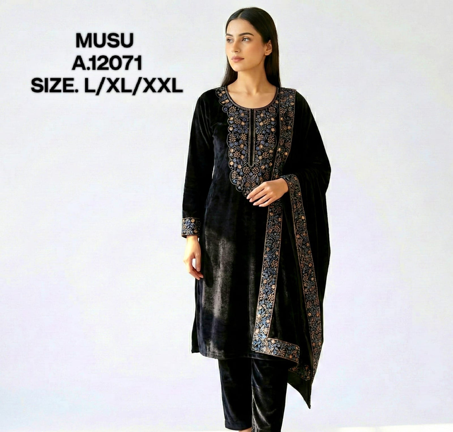WABBI SABBI-KURTI SET-12071