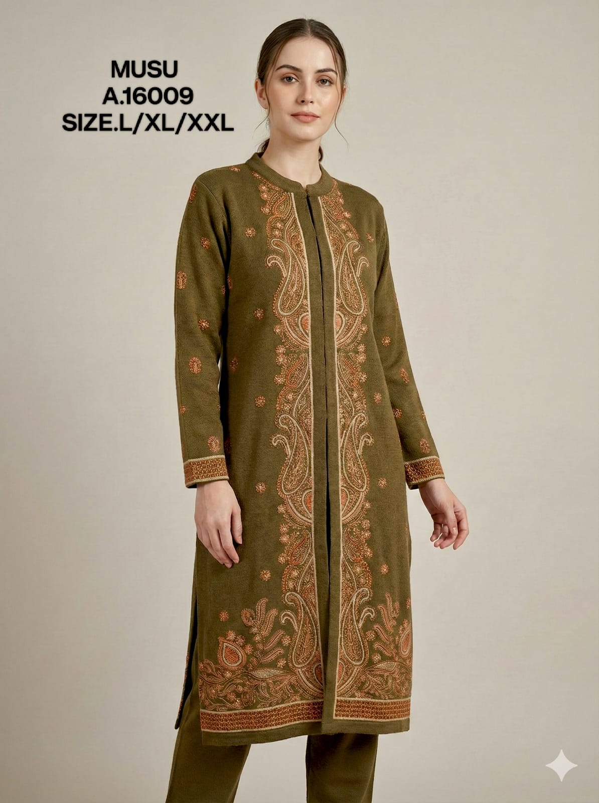 WABBI SABBI-SHRUG SET-16009