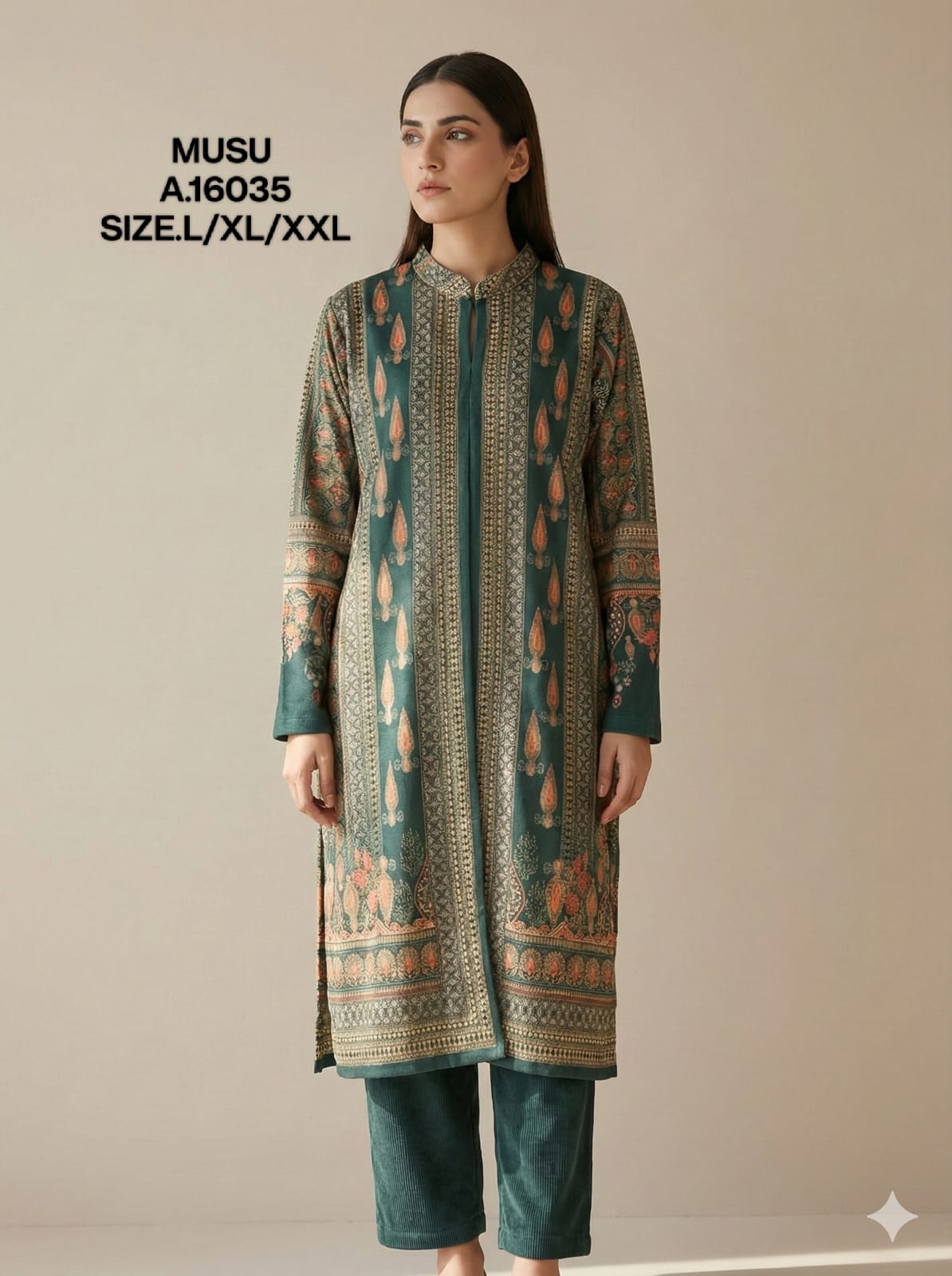 WABBI SABBI-SHRUG SET-16035