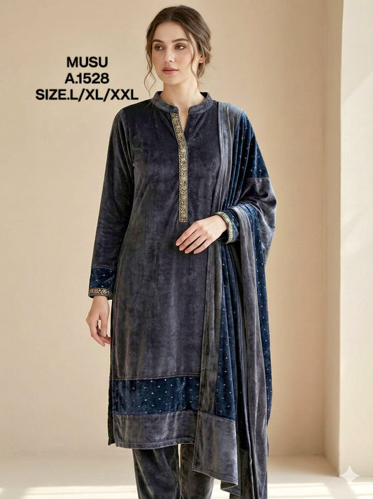 WABBI SABBI-KURTI SET-1528