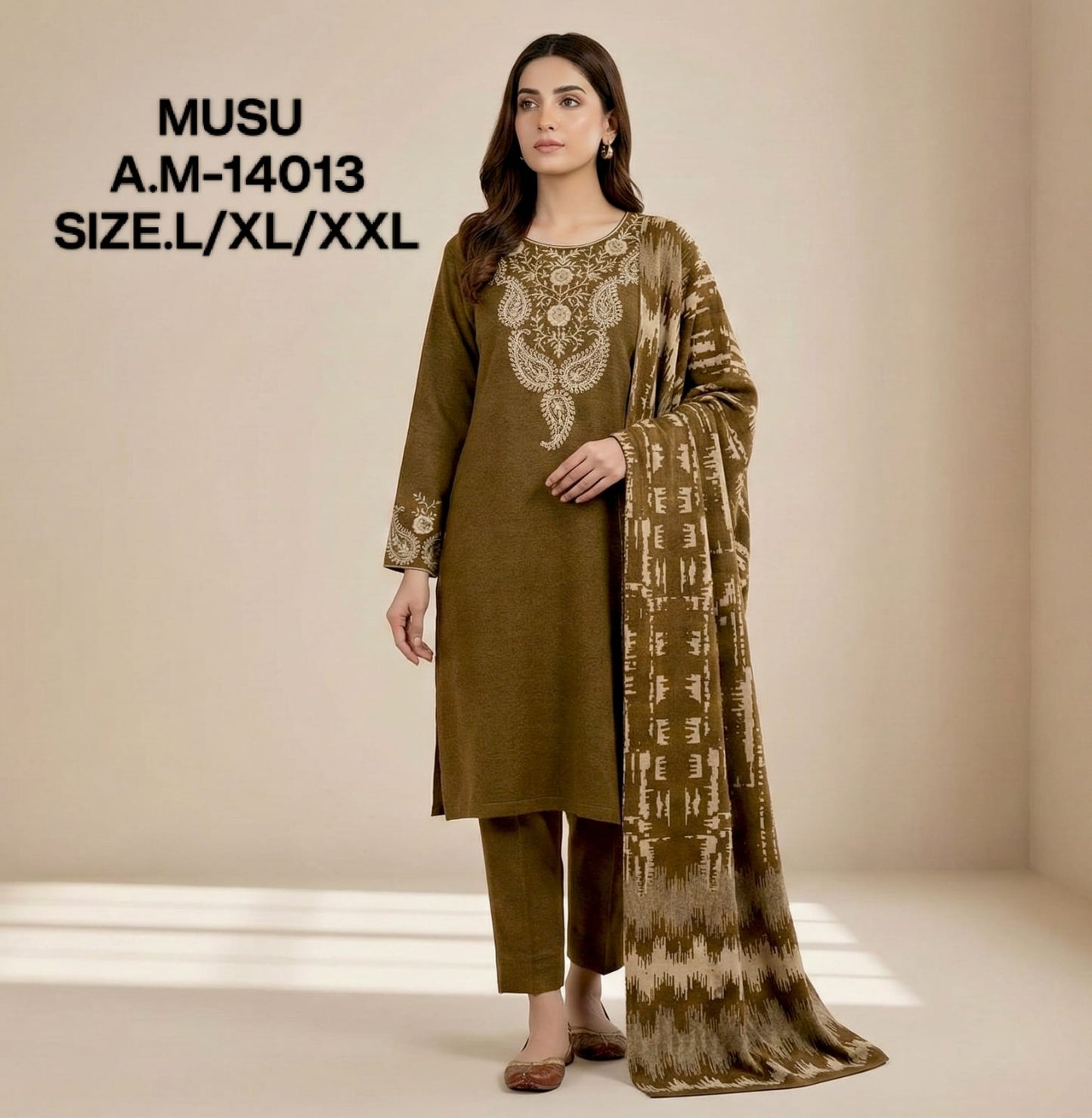 WABBI SABBI-KURTI SET-14013