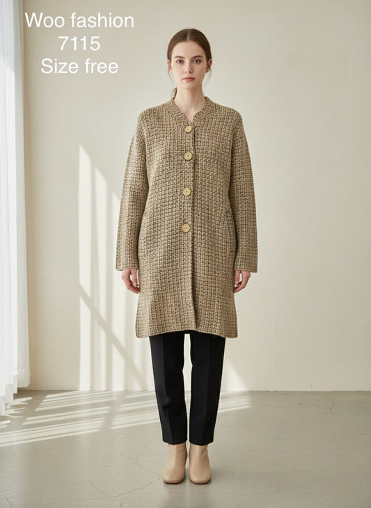 WOO FASHION-CARDIGAN-7115