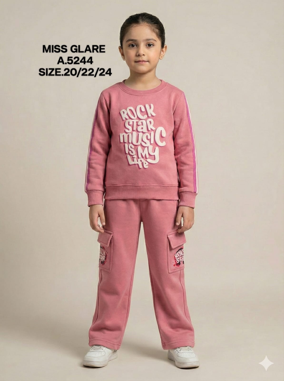 MISS GLARE-TRACK SUIT-5244