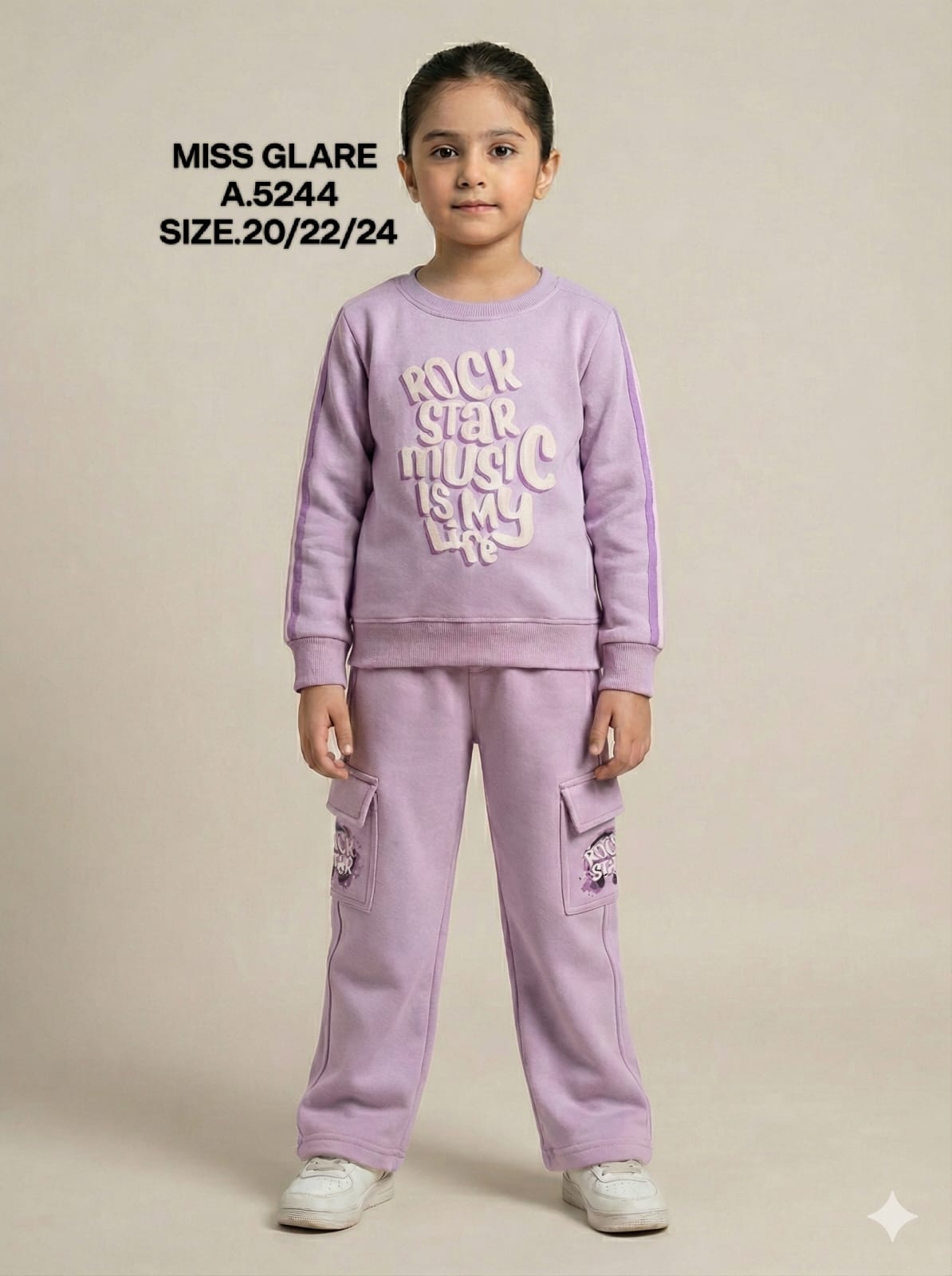 MISS GLARE-TRACK SUIT-5244