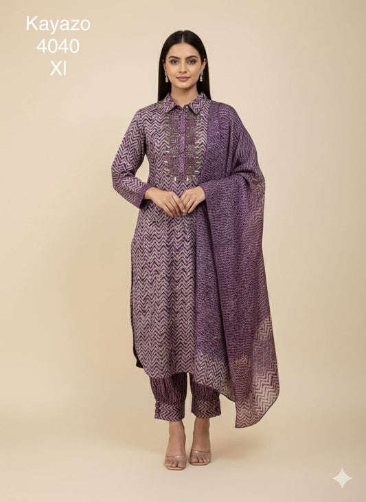 KAYAZO-KURTI SET-4040
