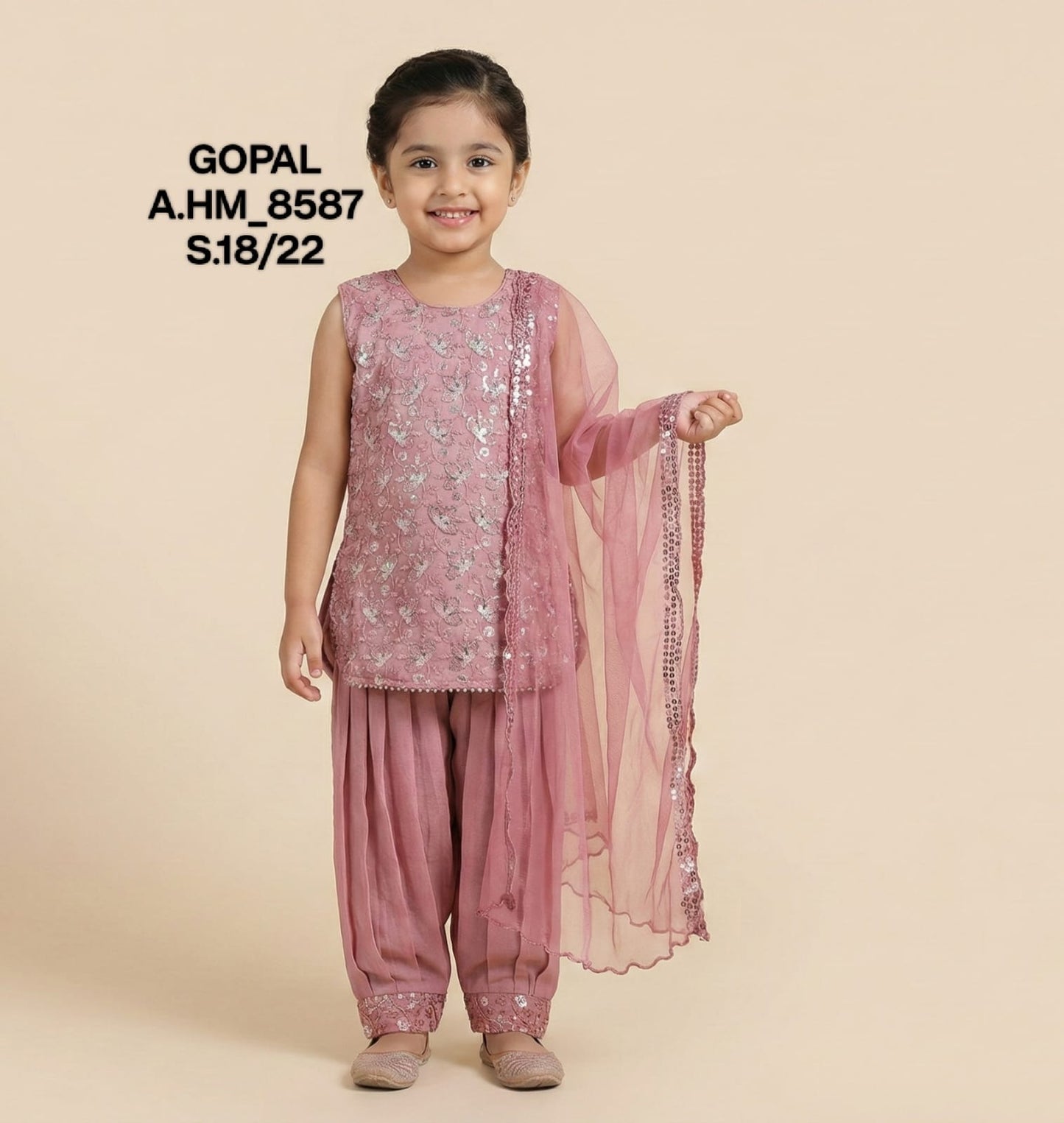 GOPAL DRESSES-PATIALA SUIT-8587