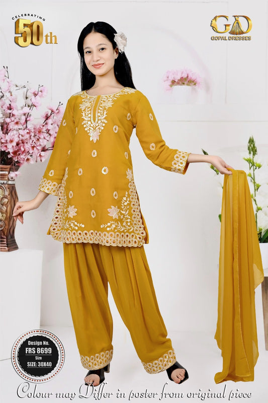 GOPAL DRESSES-PATIALA SUIT-8699