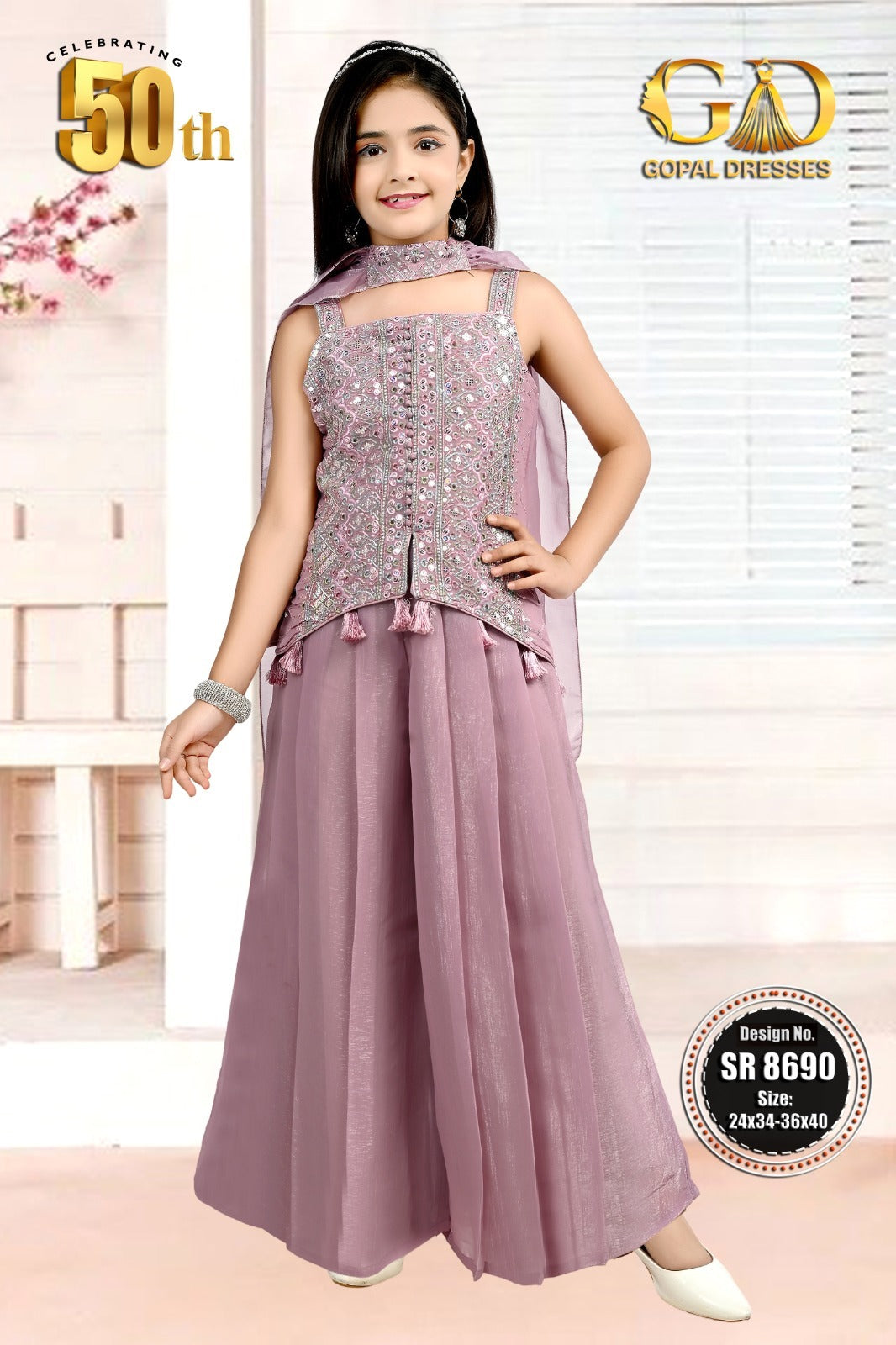 GOPAL DRESSES-SHARARA SUIT-8690