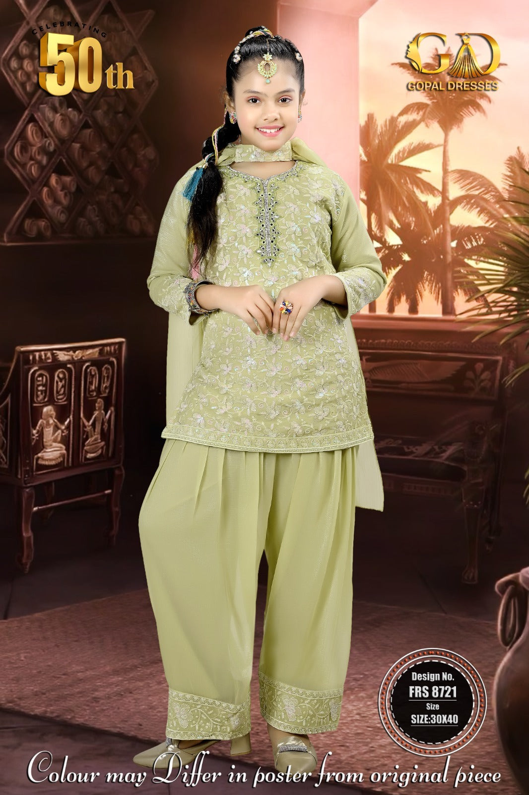 GOPAL DRESSES-PATIALA SUIT-8721