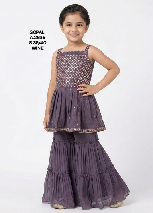 GOPAL DRESSES-GHARARA SUIT-2635