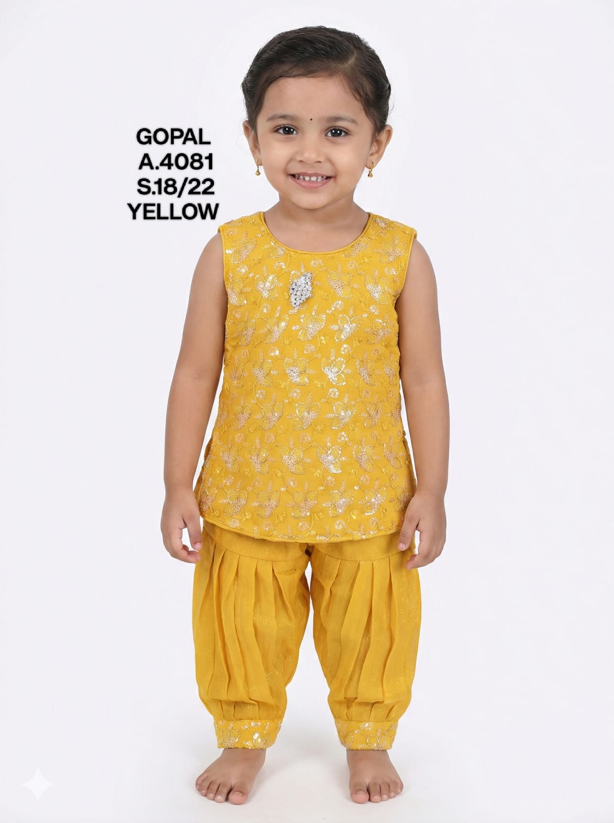 GOPAL DRESSES-PATIALA SUIT-4081