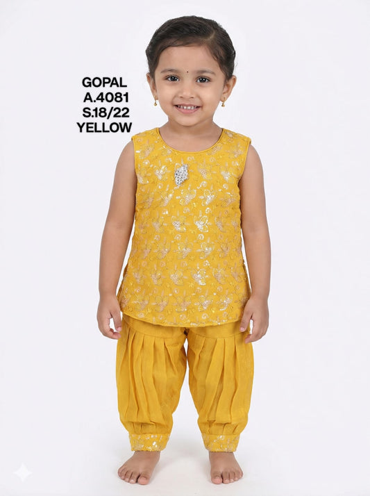 GOPAL DRESSES-PATIALA SUIT-4081