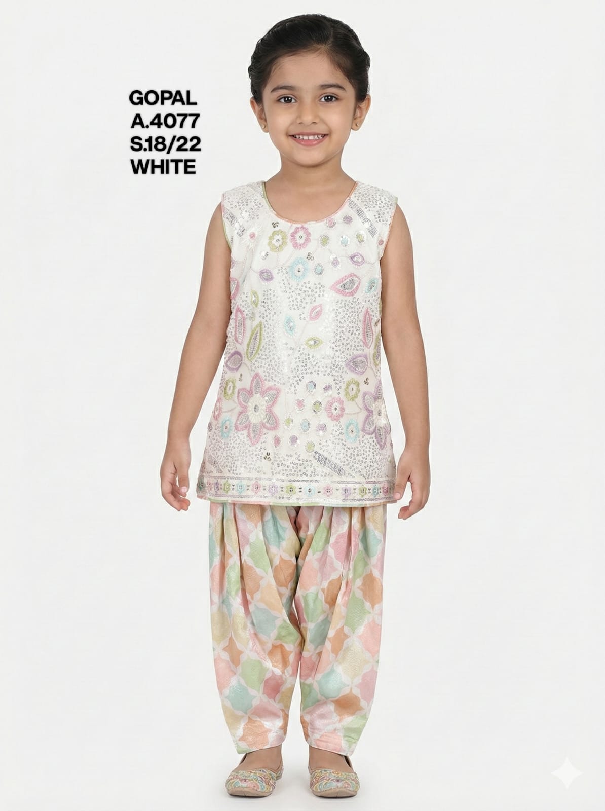 GOPAL DRESSES-PATIALA SUIT-4077