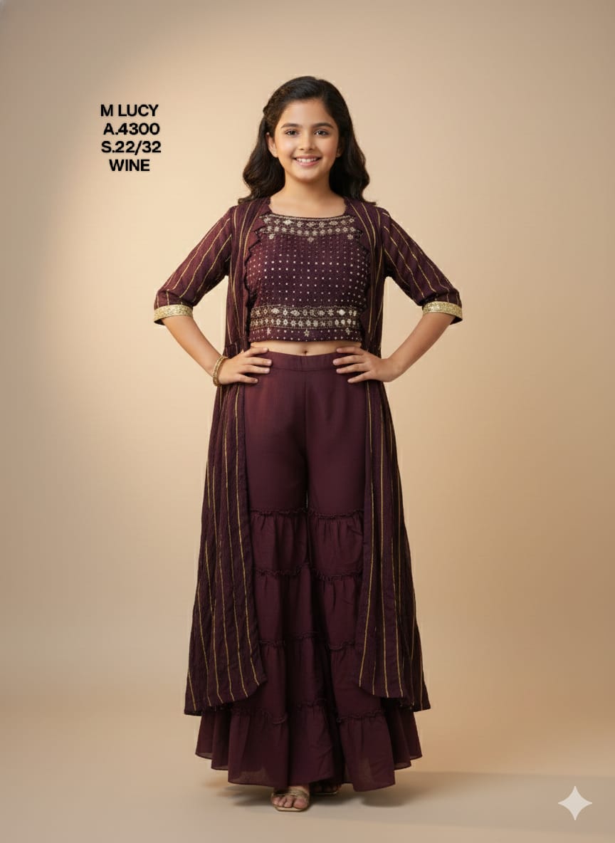 M-LUCY-GHARARA SUIT-4300