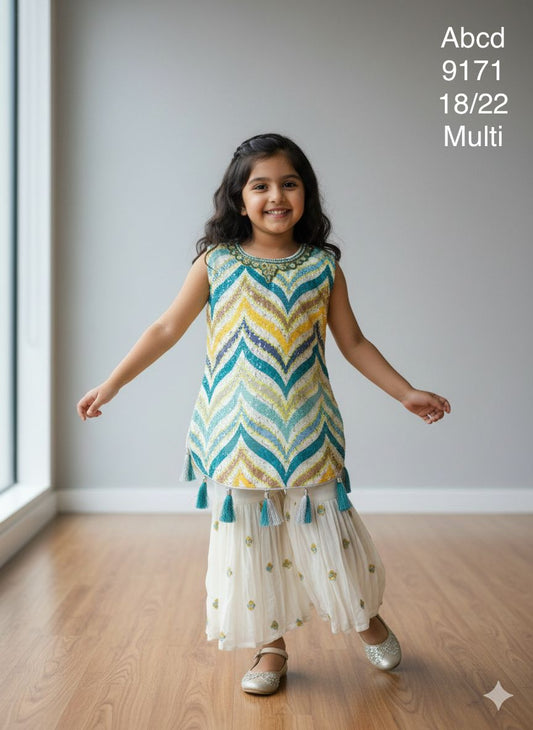 ABCD-GHARARA SUIT-9171