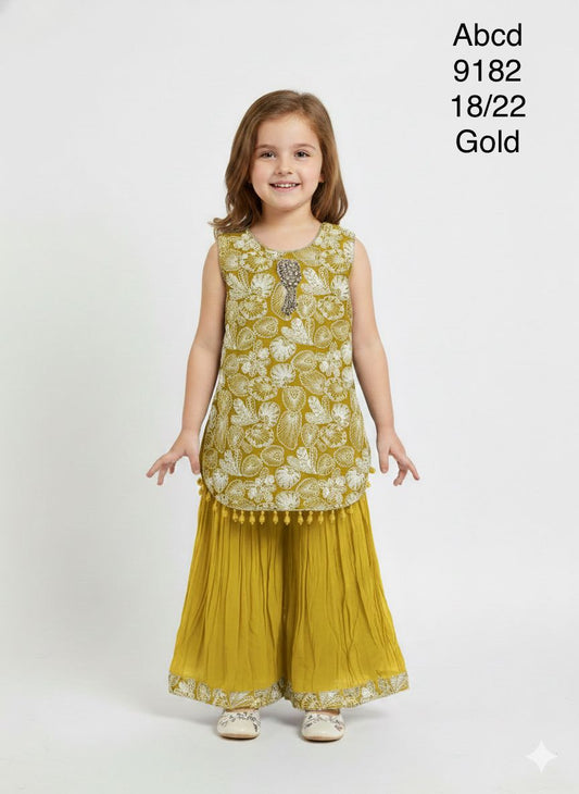 ABCD-GHARARA SUIT-9182