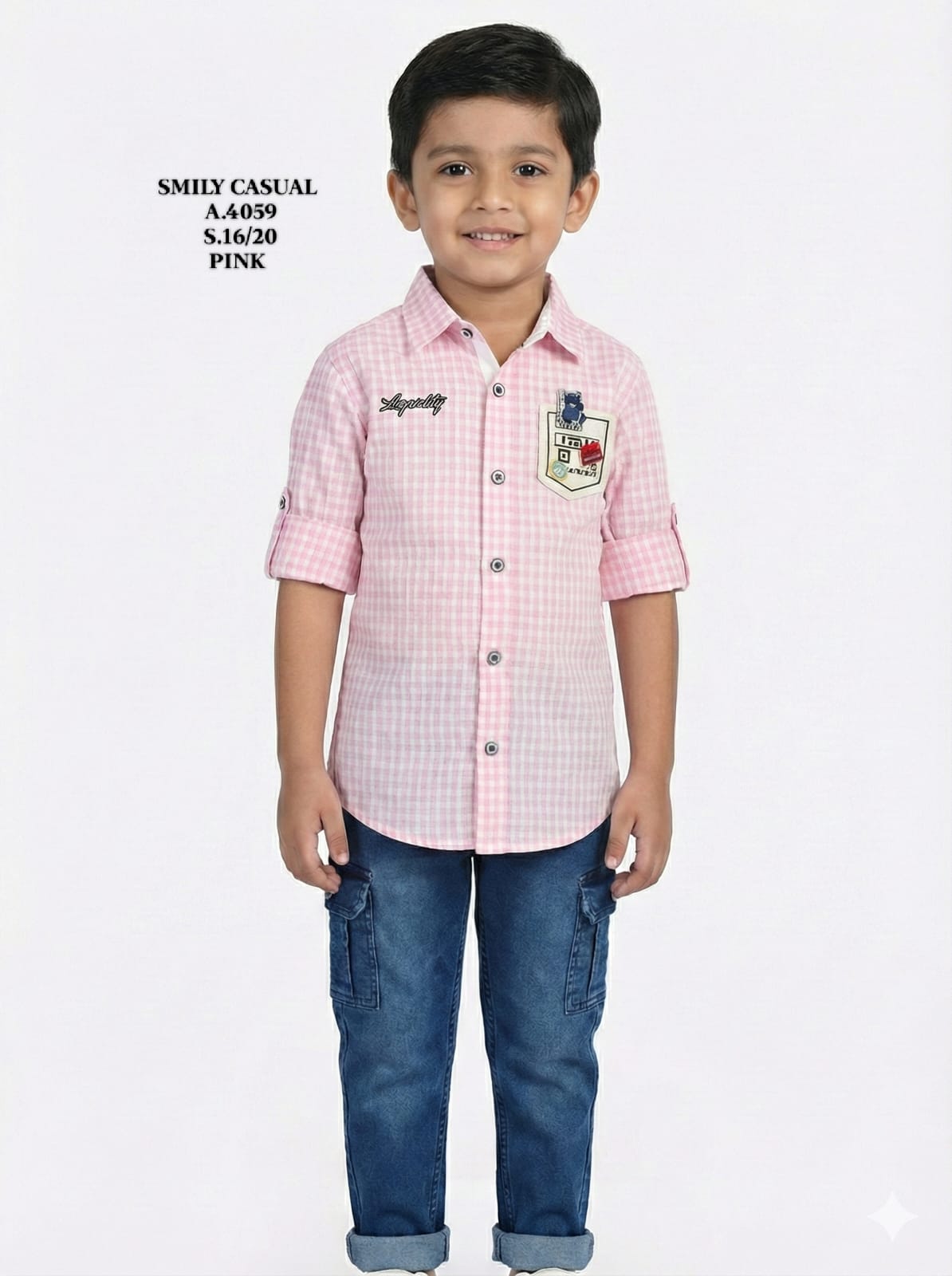 SMILY CAUSAL-PANT SUIT-4059