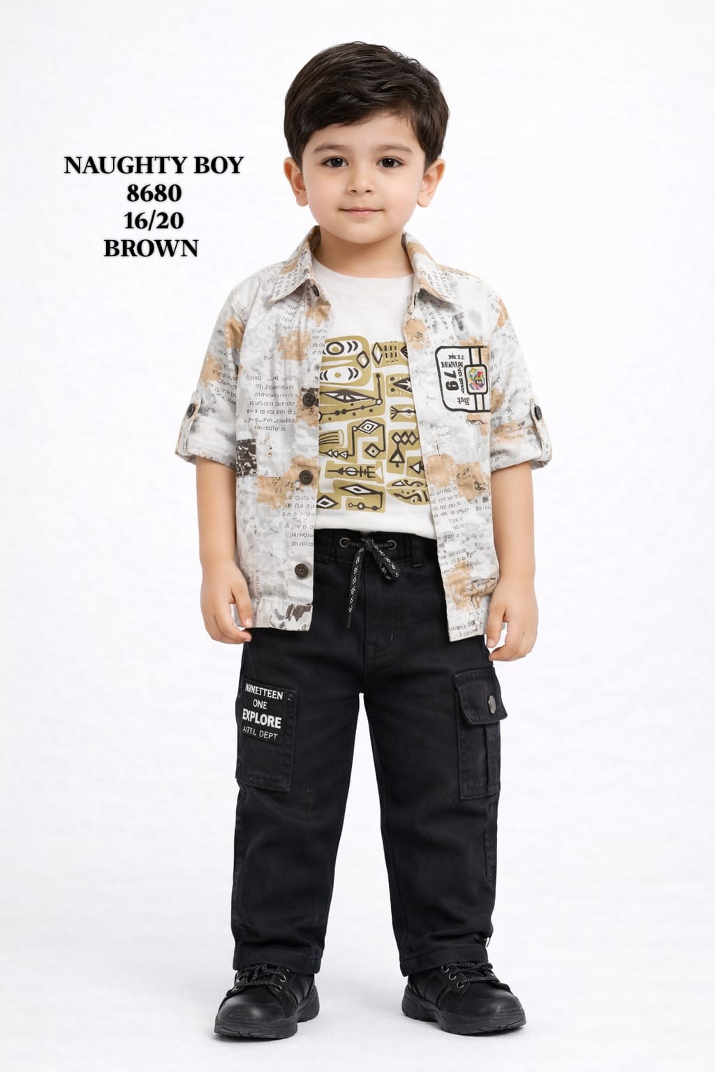 NAUGHTY BOY-PANT SUIT-8680