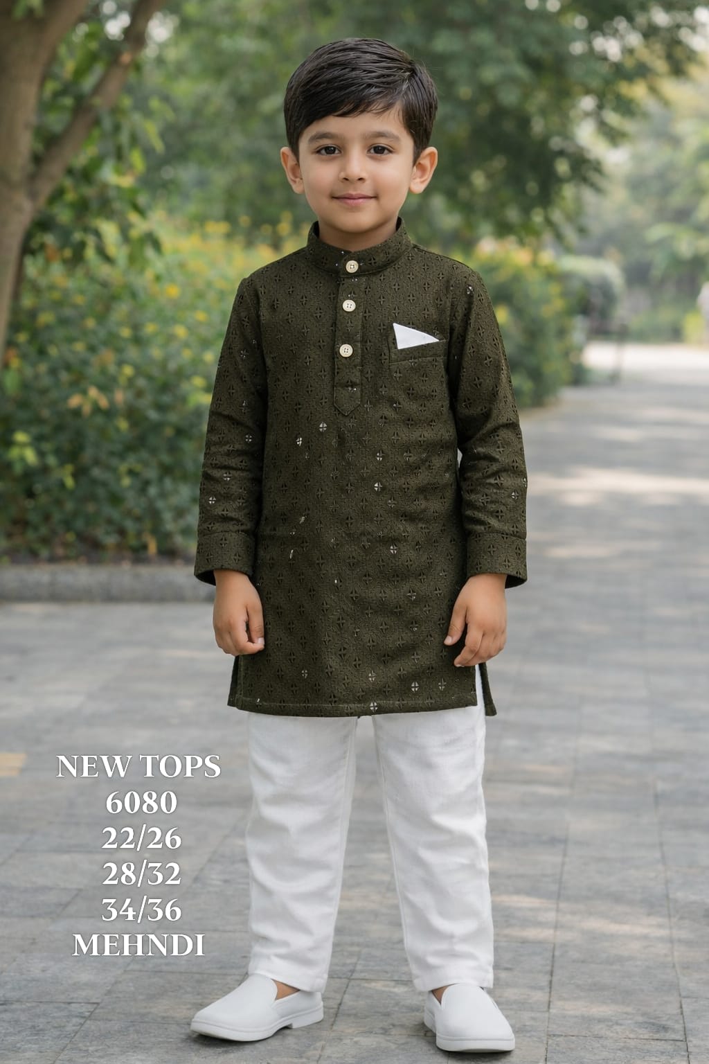NEW TOPS-KURTA PAJAMA-6080