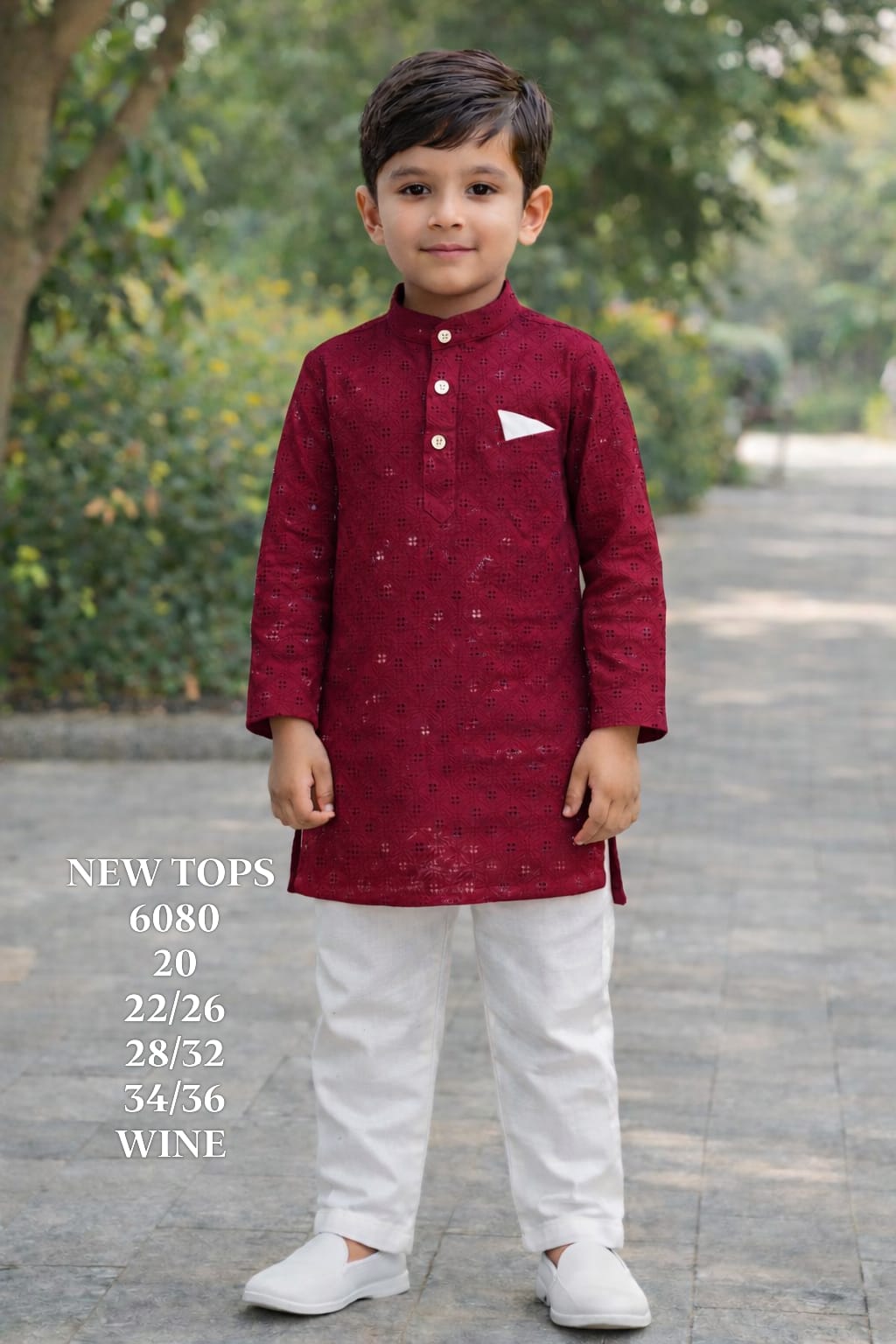 NEW TOPS-KURTA PAJAMA-6080