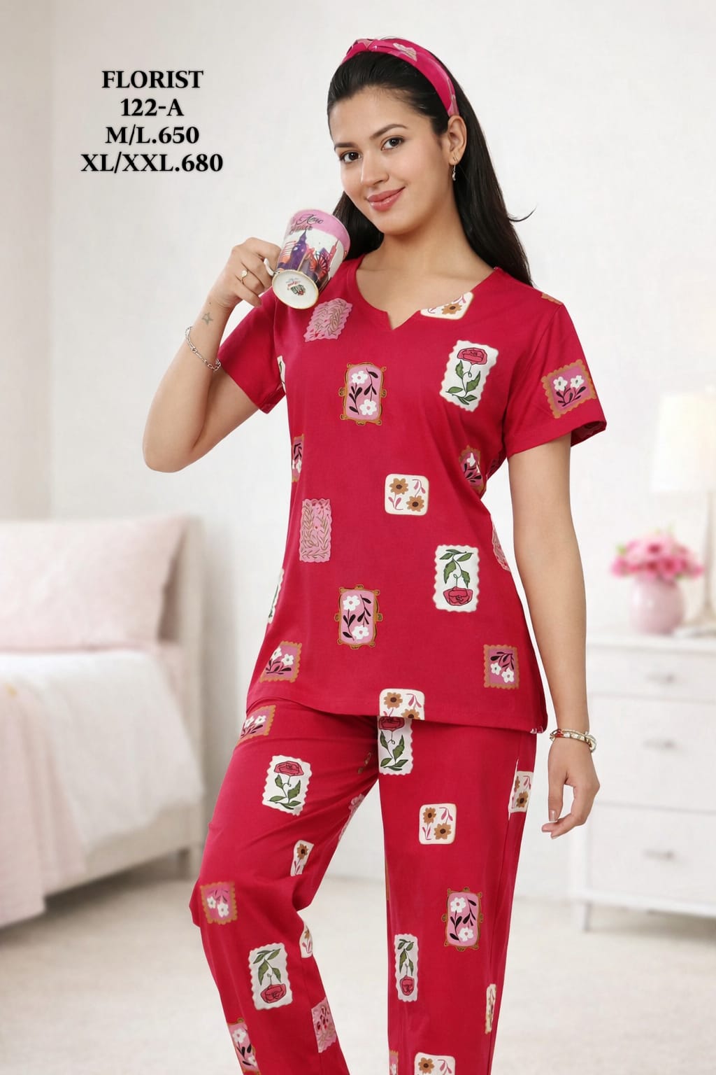 FLOURIST-NIGHT SUIT-122