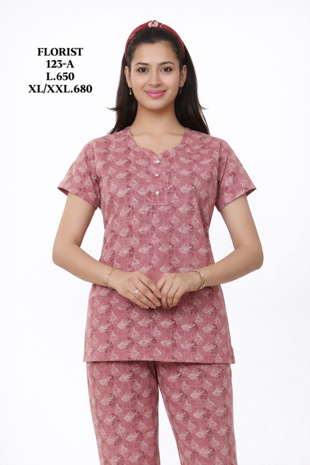 FLOURIST-NIGHT SUIT-123-A