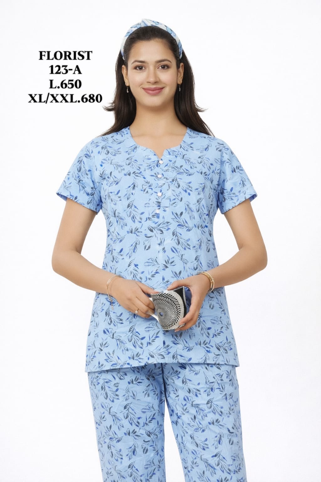 FLOURIST-NIGHT SUIT-123-A