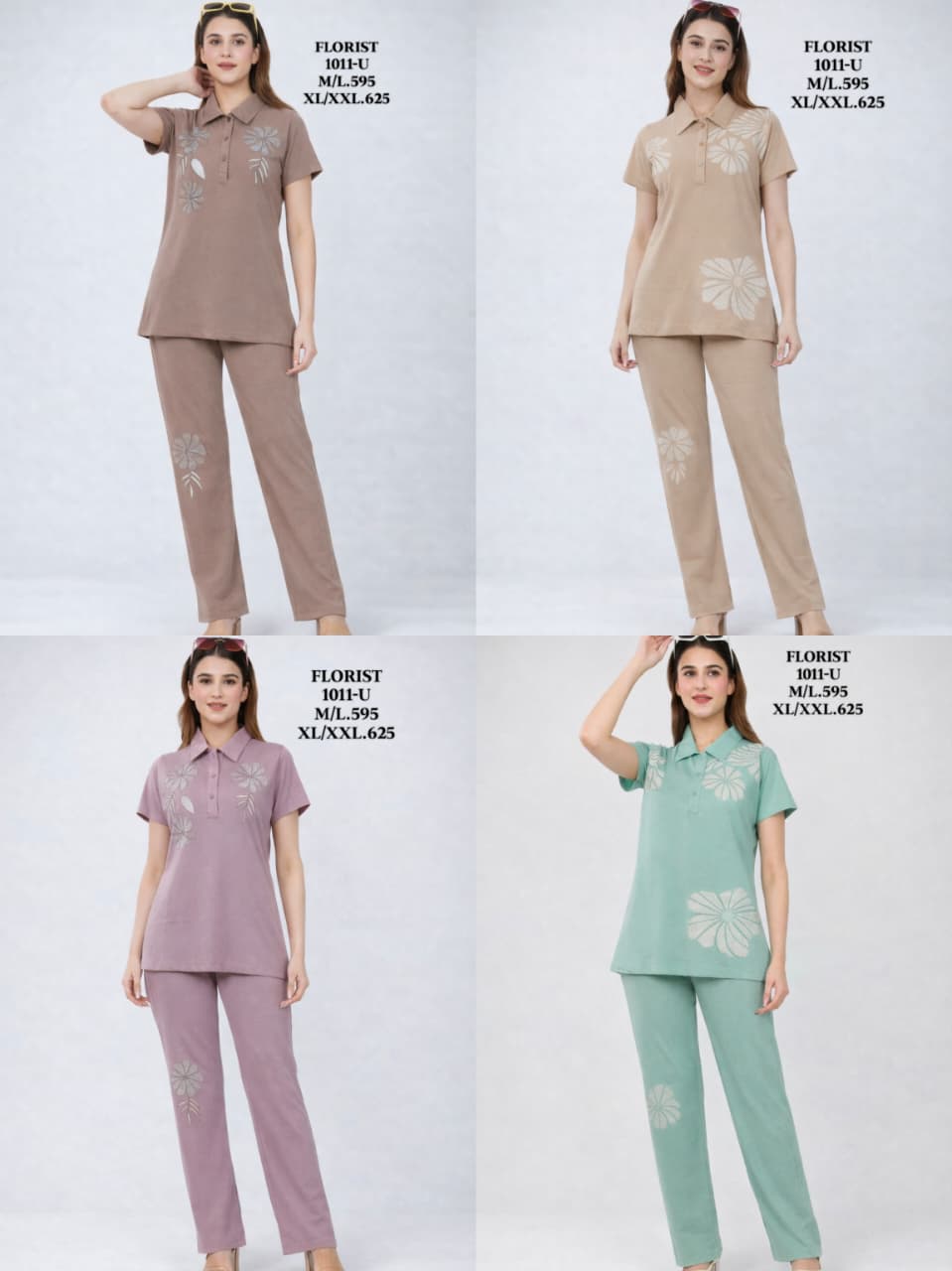 FLOURIST-NIGHT SUIT-1011-U