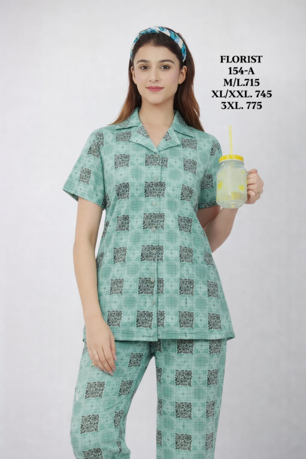 FLOURIST-NIGHT SUIT-154