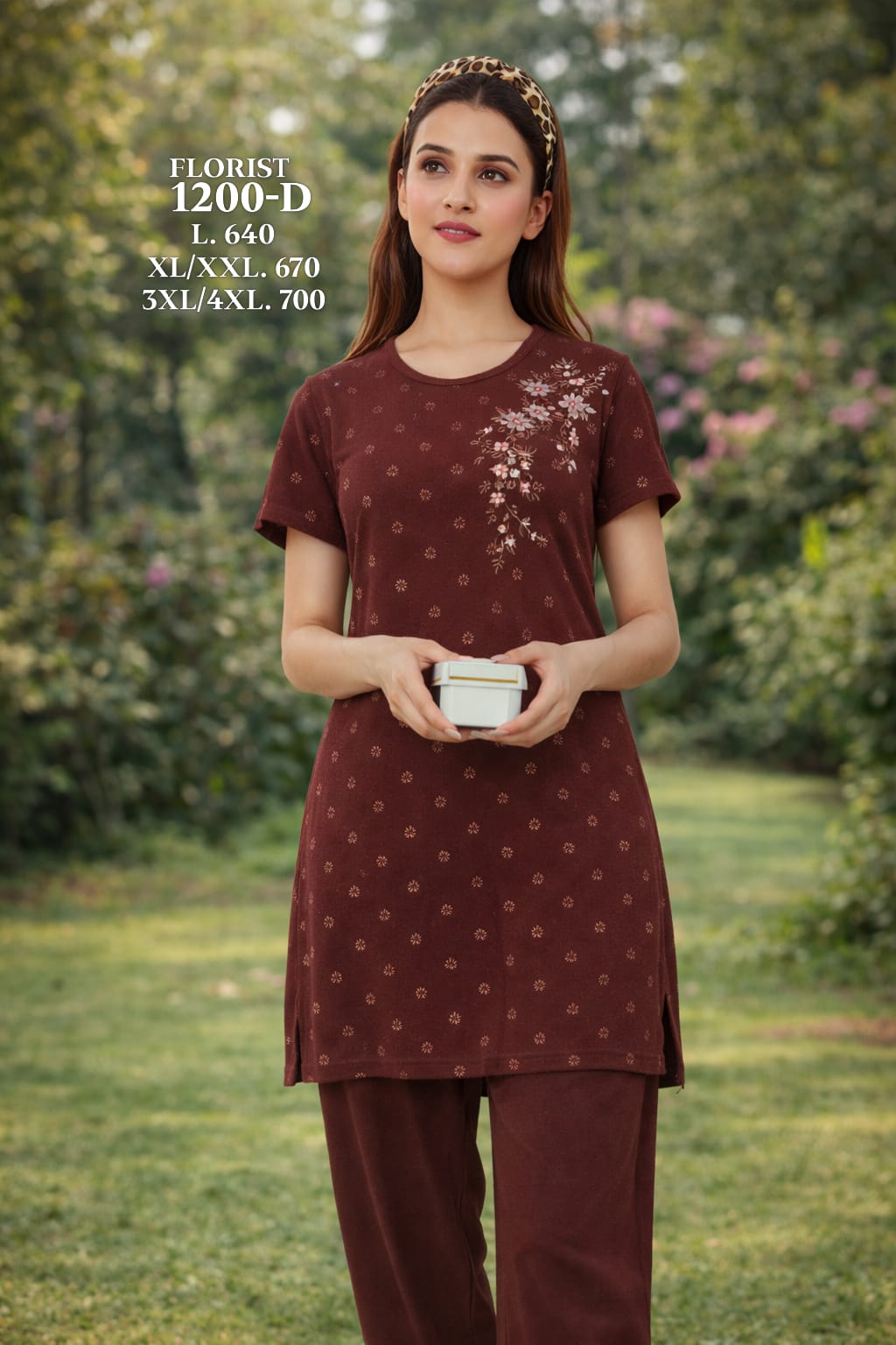 FLOURIST-NIGHT SUIT-1200