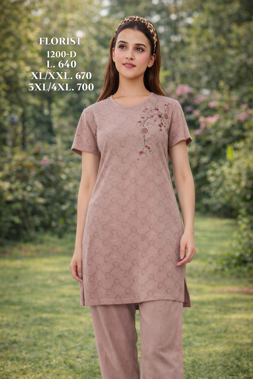 FLOURIST-NIGHT SUIT-1200