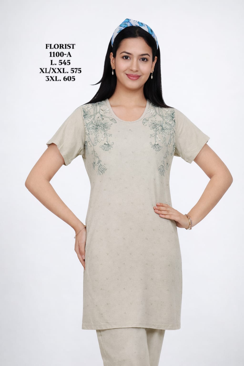 FLOURIST-NIGHT SUIT-1100