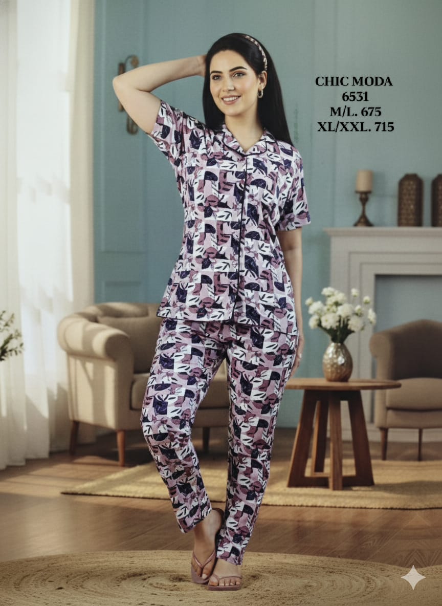 CHIC MODA-NIGHT SUIT-6531