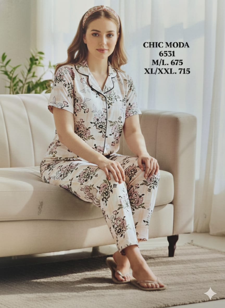 CHIC MODA-NIGHT SUIT-6531