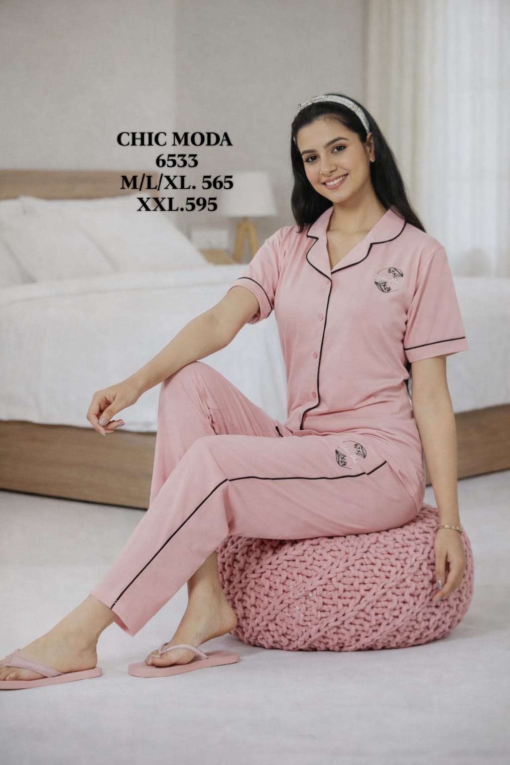 CHIC MODA-NIGHT SUIT-6533