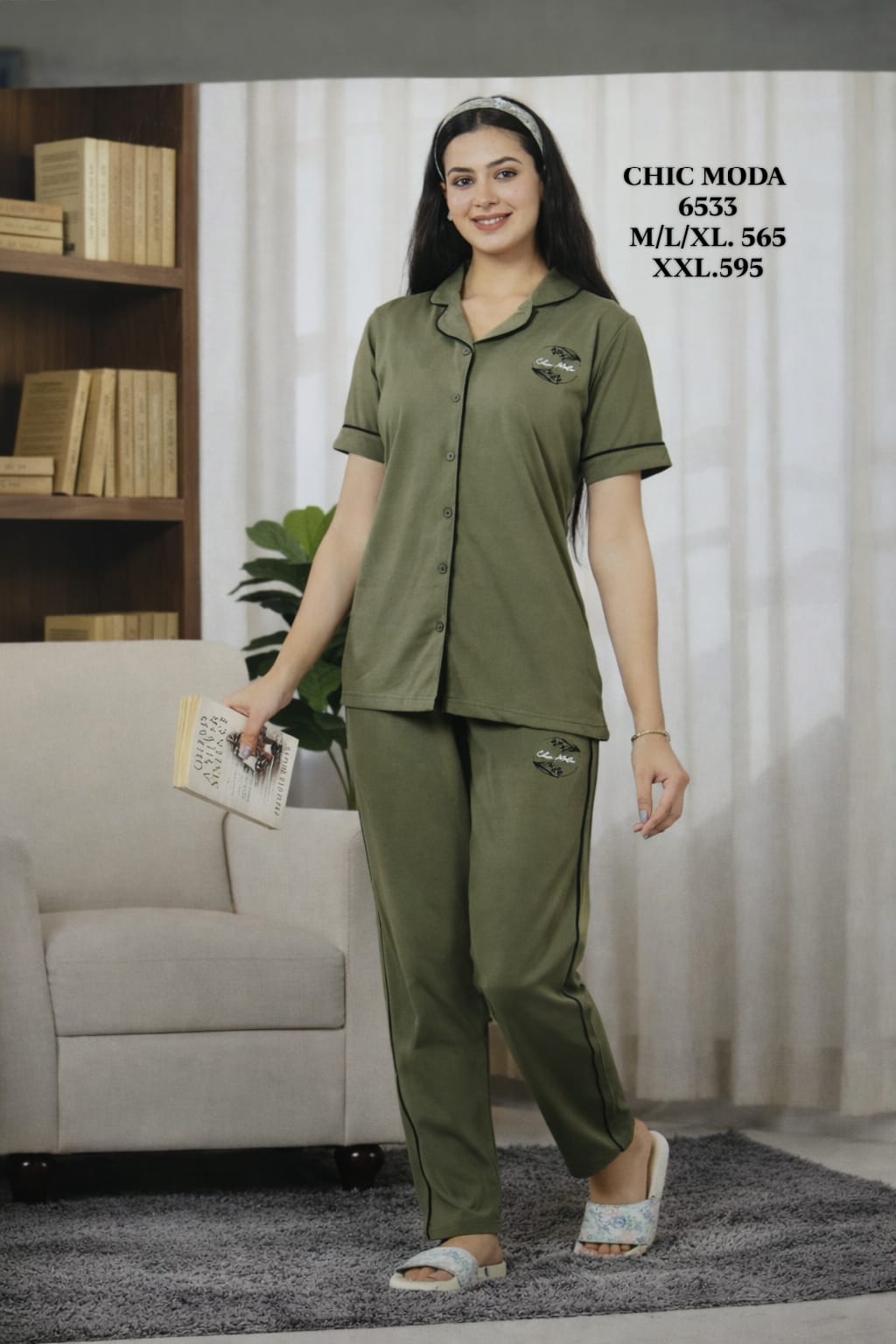 CHIC MODA-NIGHT SUIT-6533