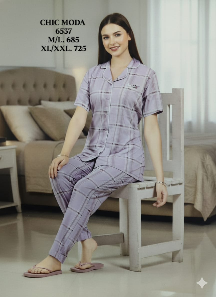 CHIC MODA-NIGHT SUIT-6537