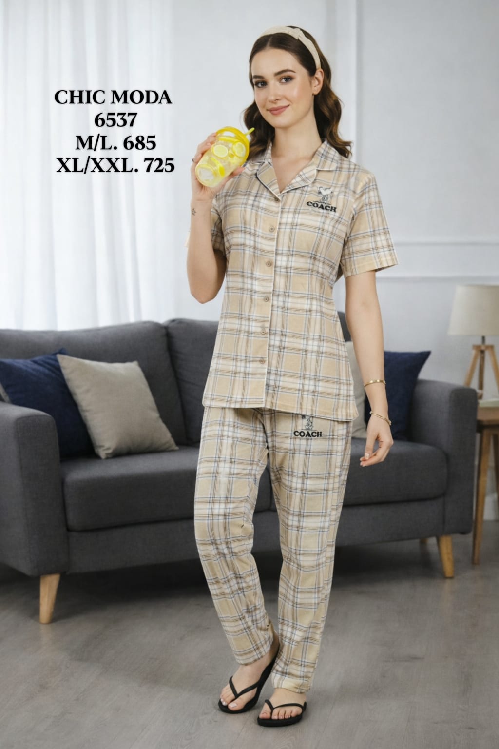 CHIC MODA-NIGHT SUIT-6537