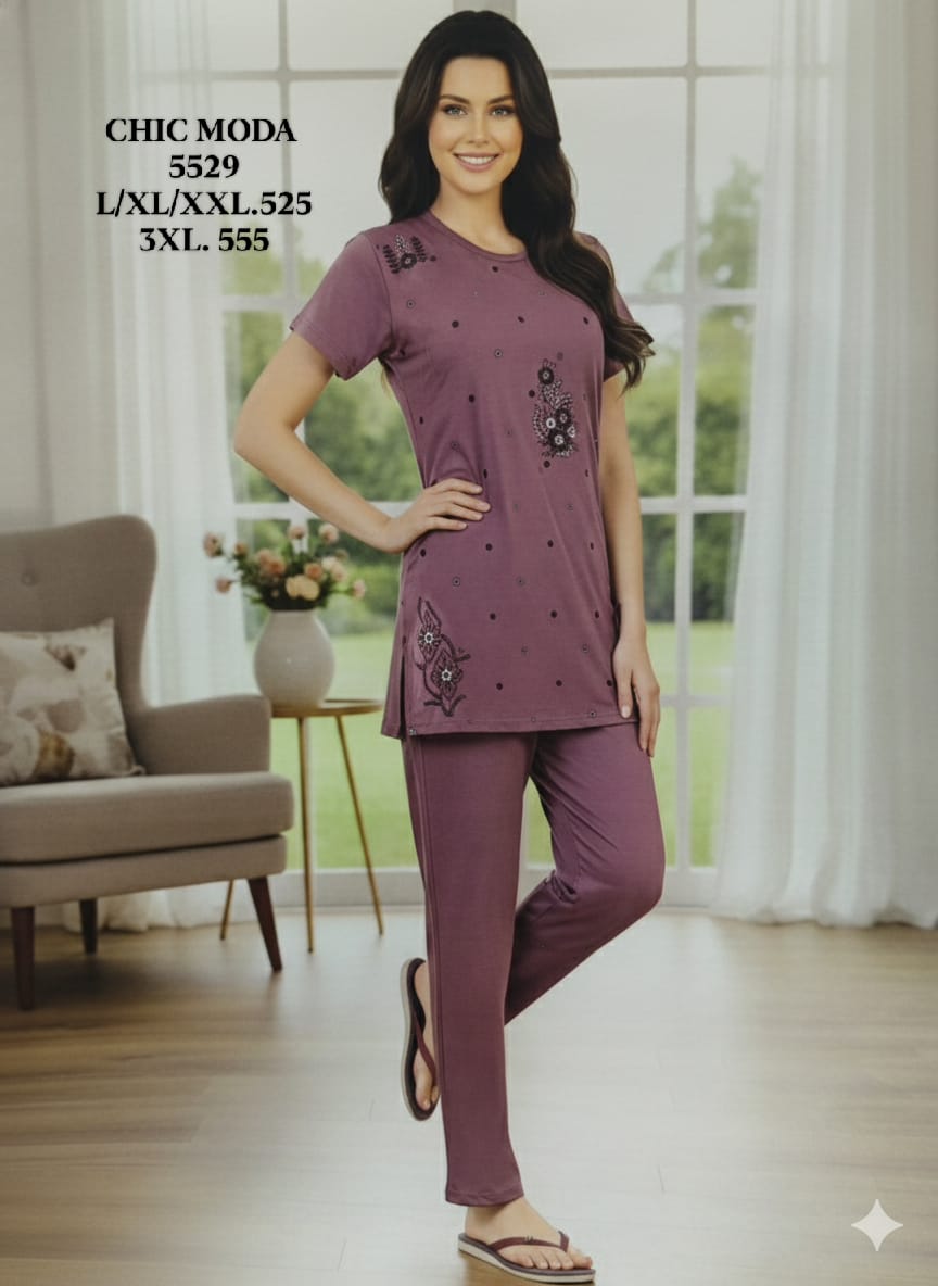 CHIC MODA-NIGHT SUIT-5529