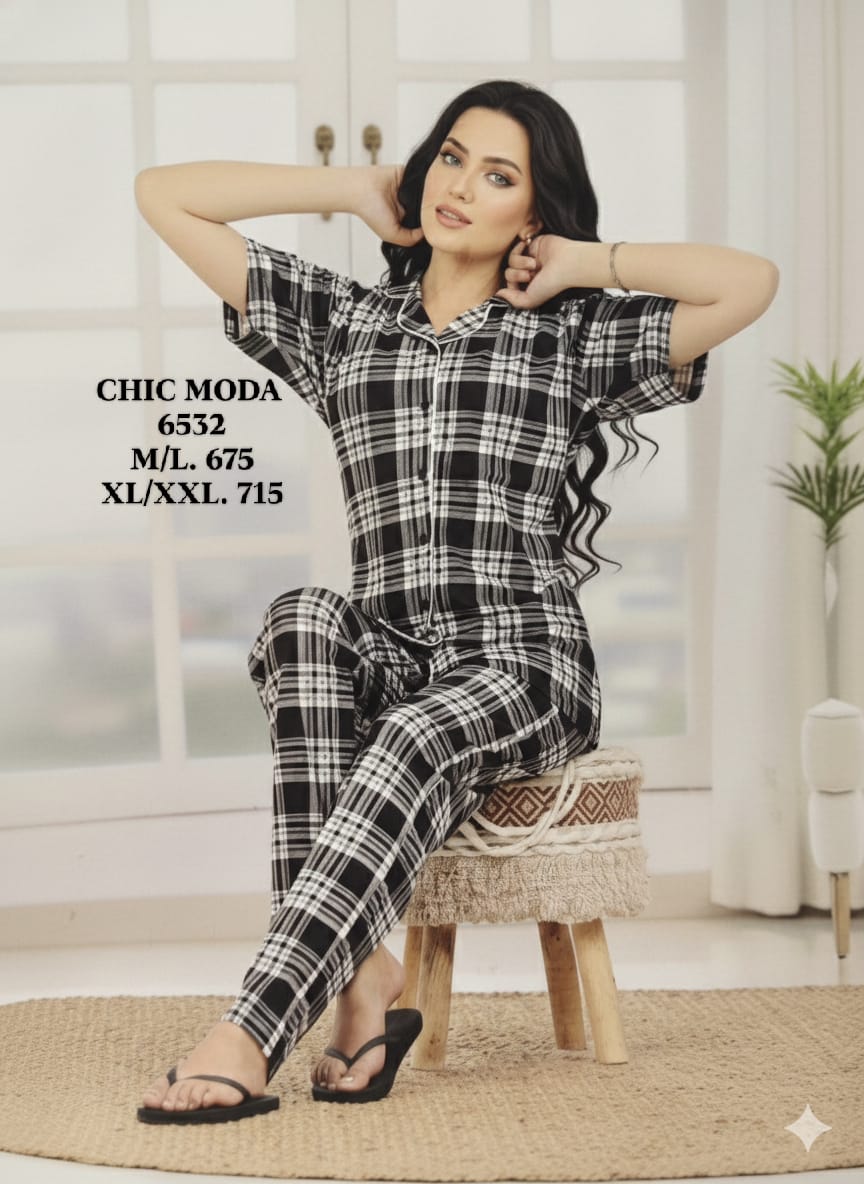 CHIC MODA-NIGHT SUIT-6532