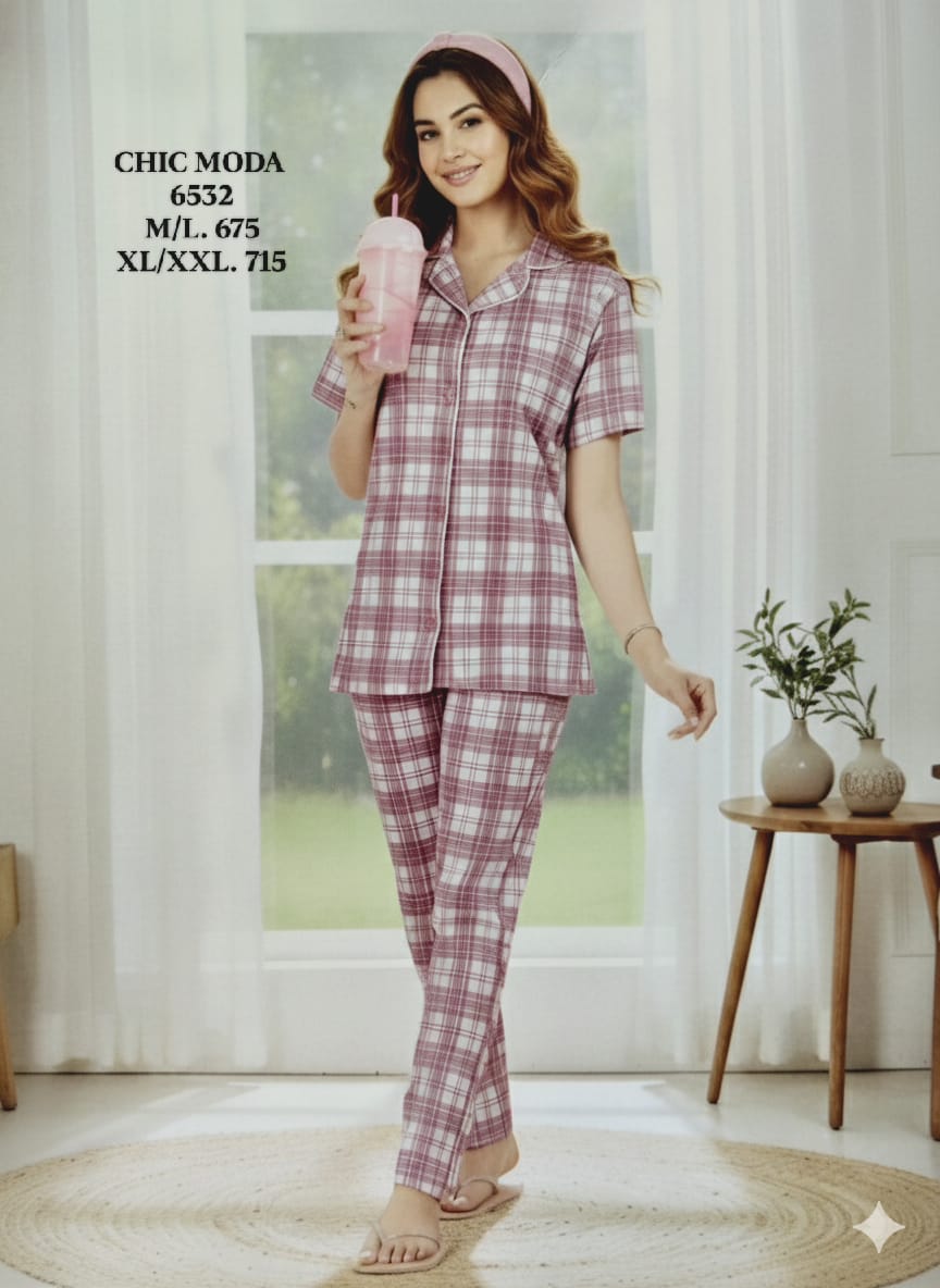 CHIC MODA-NIGHT SUIT-6532