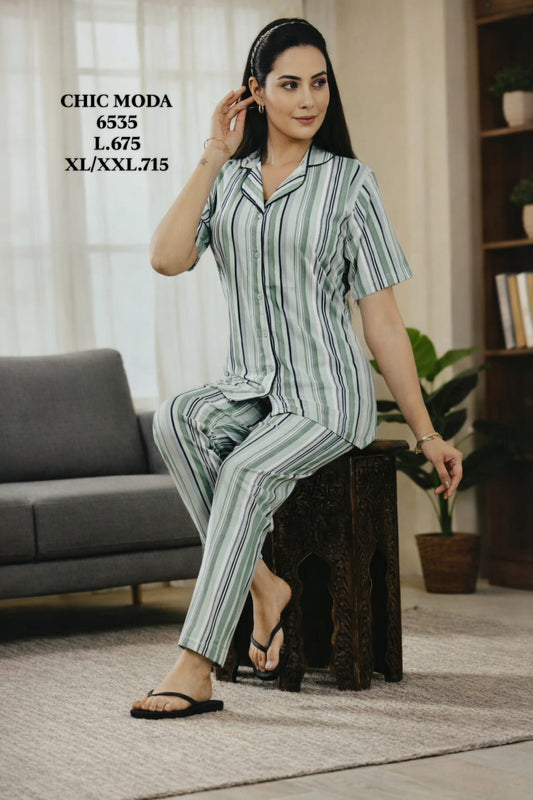 CHIC MODA-NIGHT SUIT-6535