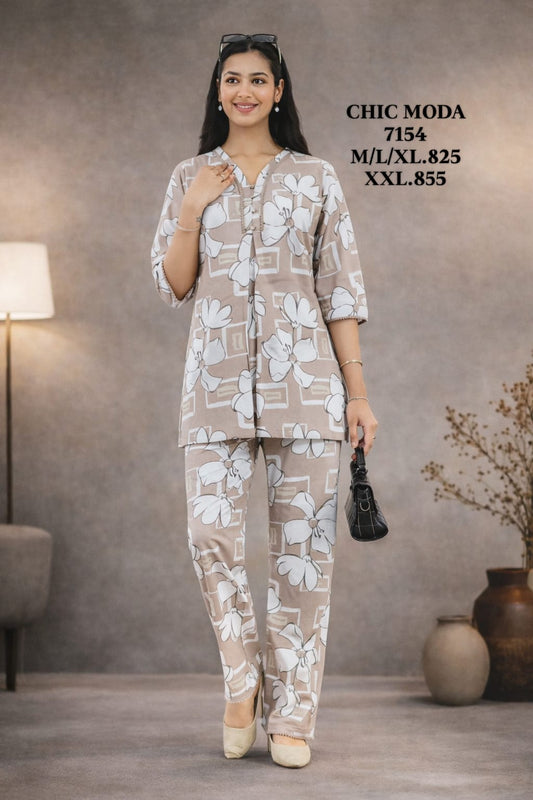 CHIC MODA-NIGHT SUIT-7154