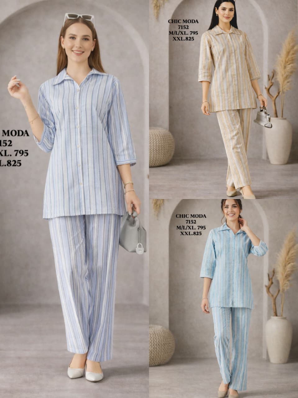 CHIC MODA-NIGHT SUIT-7152